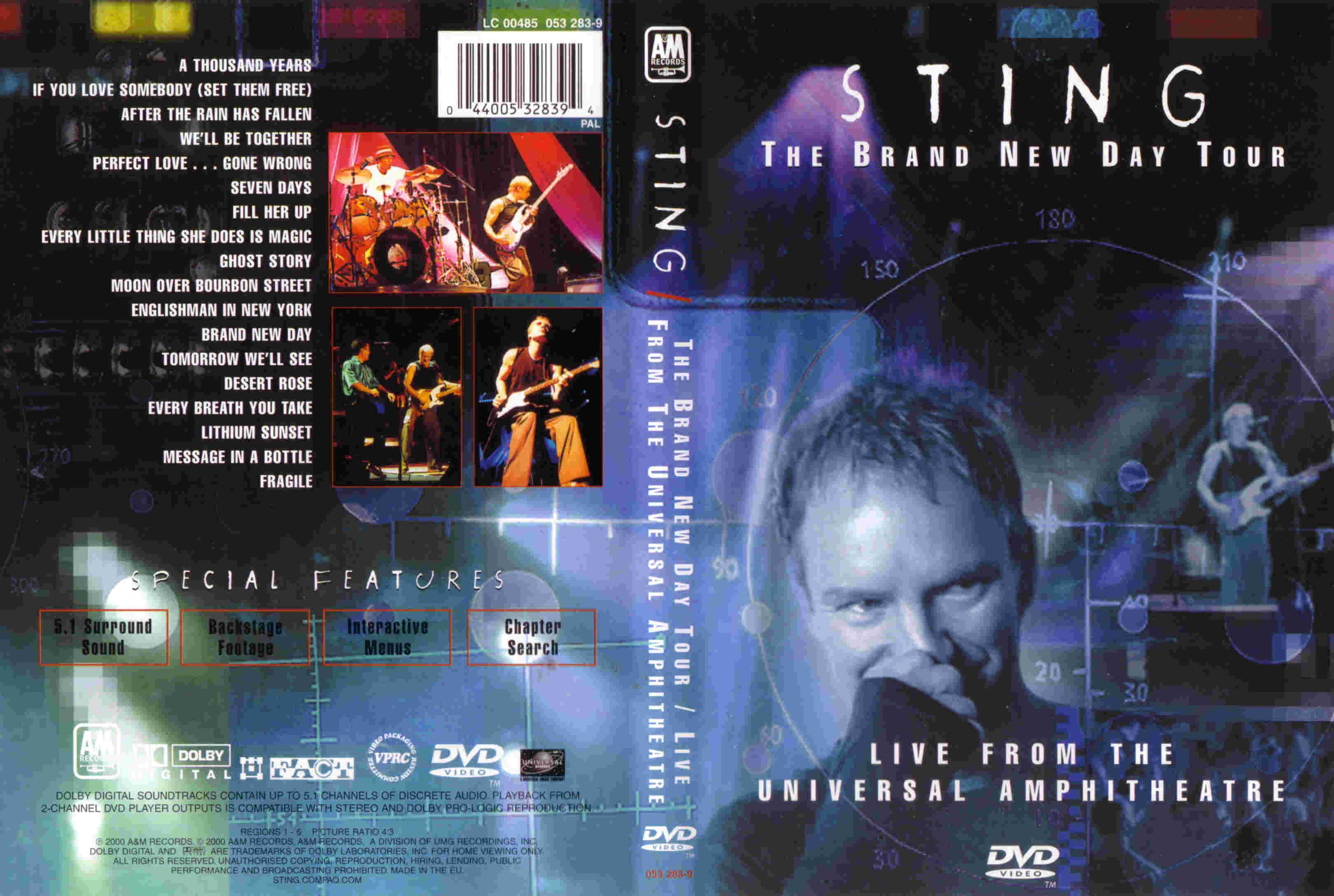 Sting The Brand New Day Tour : Front